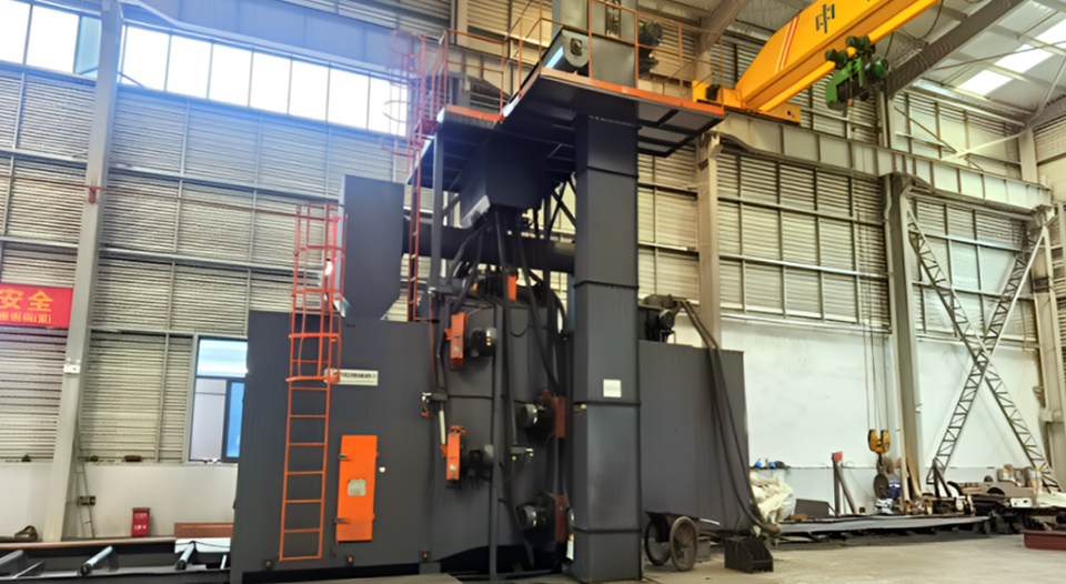 آلة تفجير هيكل الفولاذ الجديد من النوع